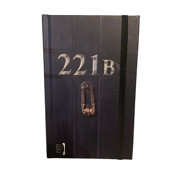 Notebook Sherlock 221b Door Journal with Elastic Closure - Picture 1 of 5